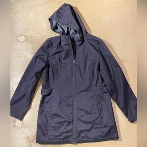 Free Tech Stylish Hooded Jacket in Dark Gray Large (12-14) (QA)